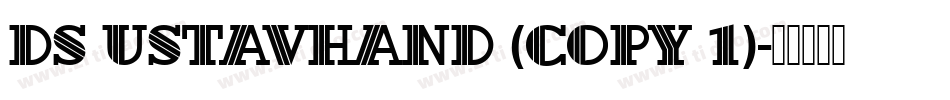 DS UstavHand (COPY 1)字体转换